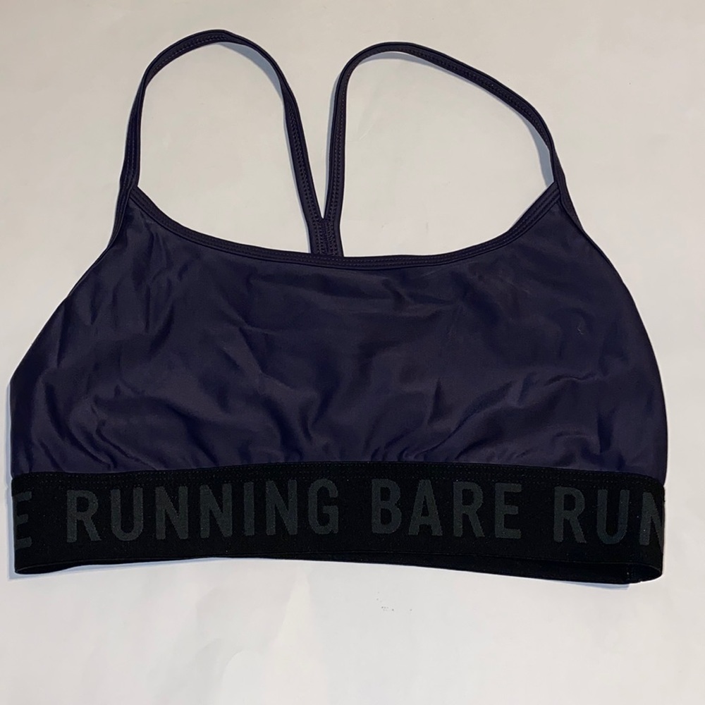 Running bare sports bra